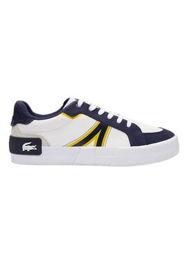 Zapatillas Lacoste L004 223 Blanco Azul Hombre