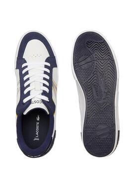 Zapatillas Lacoste L004 223 Blanco Azul Hombre