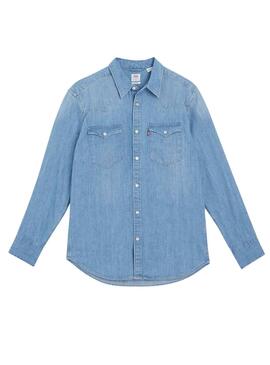 Camisa Levis Barstow Wetern Azul para Hombre