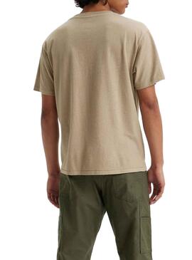Camiseta Levis Red Tab Vintage Beige para Hombre
