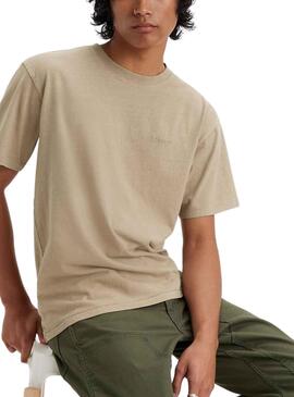 Camiseta Levis Red Tab Vintage Beige para Hombre