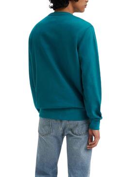 Sudadera Levis New Original Crew Azul para Hombre