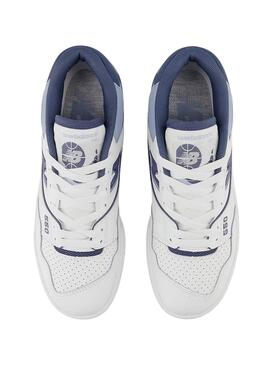 Zapatillas New Balance BB550 Blanco Azul Mujer