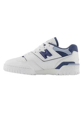 Zapatillas New Balance BB550 Blanco Azul Mujer