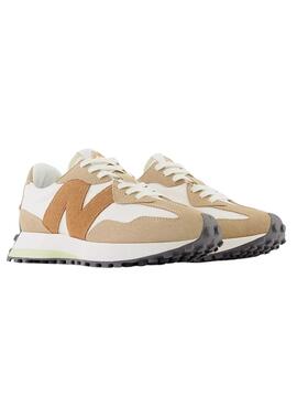 Zapatillas New Balance 327 Blanco Beige Mujer