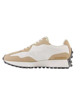 Zapatillas New Balance 327 Blanco Beige Mujer