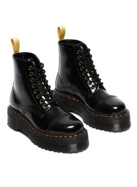 Botas Dr. Martens Vegan Sinclair Plataforma Negro