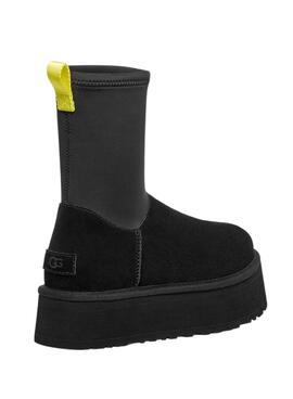 Botines UGG Classic Dipper Negro para Mujer