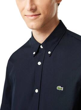 Camisa Lacoste Casual Regular fit Marino Hombre