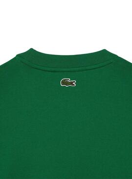 Camiseta Lacoste Punto Acolchado Verde Hombre