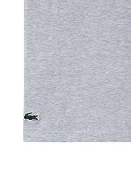 Camiseta Lacoste Secado Rápido Gris Hombre