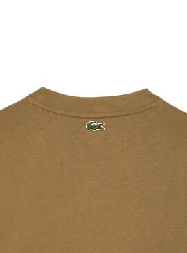 Camiseta Lacoste Loose Fit Eco Marrón Hombre Mujer