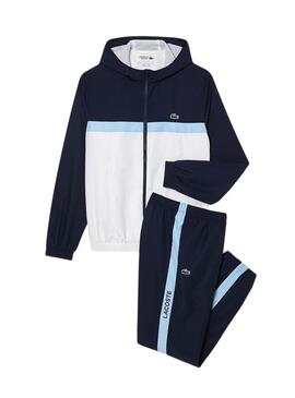 Chándal Lacoste Tennis Color block Marino Hombre
