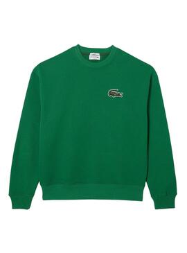 Sudadera Lacoste Loose Fit Verde para Hombre Mujer