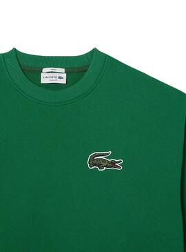 Sudadera Lacoste Loose Fit Verde para Hombre Mujer