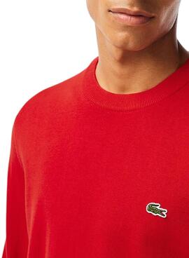 Jersey Lacoste Tricot Rojo para Hombre