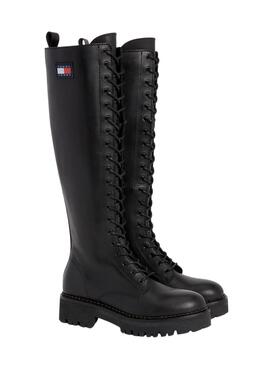 Botas Tommy Jeans Urban Long Negro para Mujer