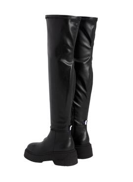 Botas Tommy Jeans Over The Knee Negro Mujer