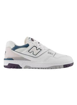 Zapatillas New Balance BB550 Blanco Verde Mujer