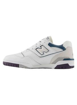 Zapatillas New Balance BB550 Blanco Verde Mujer