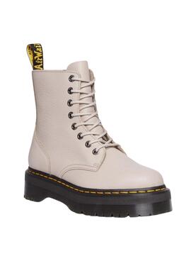 Botas Dr Martens Jadon III Vintage Beige Mujer