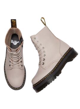 Botas Dr Martens Jadon III Vintage Beige Mujer