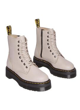 Botas Dr Martens Jadon III Vintage Beige Mujer