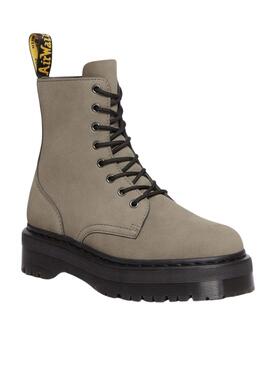 Botas Dr Martens Jadon Nickel Gris Para Mujer