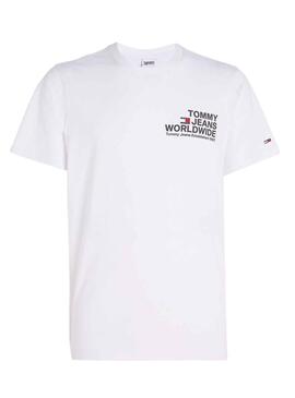 Camiseta Tommy Jeans Entry Concert Blanco Hombre