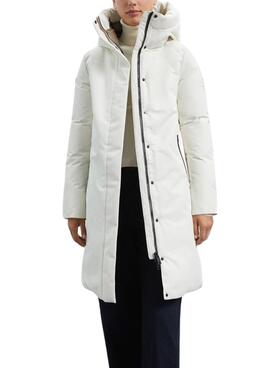Chaqueta Ecoalf Makalu Blanco Para Mujer