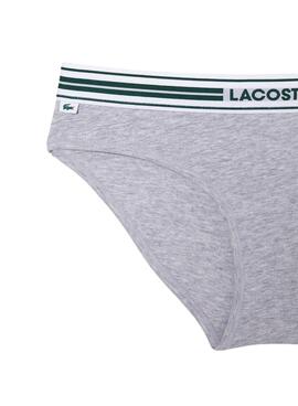 Braguita Lacoste Heritage Gris Para Mujer