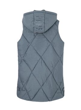 Chaleco Pepe Jeans Suzette Guateado Gris Para Niña