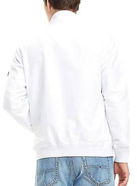Bomber Tommy Jeans Essential Casual Blanco Hombre