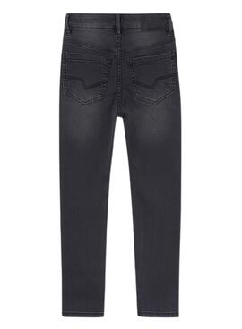 Pantalón Vaquero Mayoral Denim Skinny Gris Niño