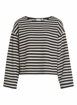 Jersey Vila Vihimlas Rayas Negro Para Mujer