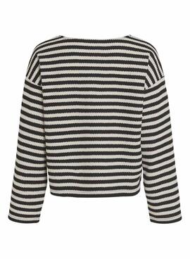 Jersey Vila Vihimlas Rayas Negro Para Mujer