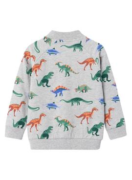 Sudadera Name It Nesve Dinosaurios Gris Para Niño