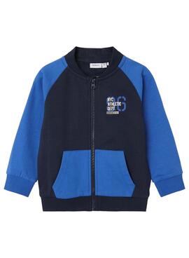 Sudadera Name It Nesve Azul Para Niño