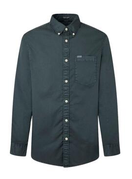 Camisa Pepe Jeans Crail Verde Para Hombre