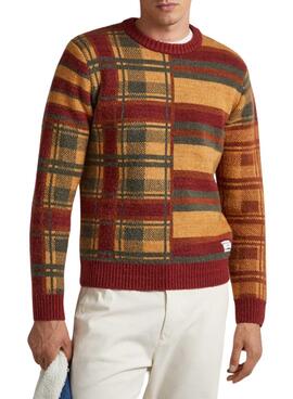 Jersey Pepe Jeans Stenet Cuadros Para Hombre