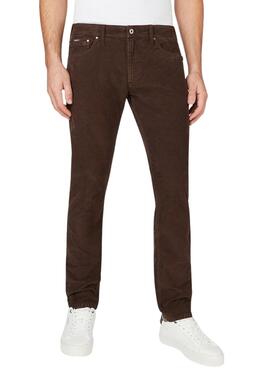 Pantalones Pepe Jeans Stanley Marrón Para Hombre