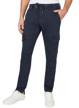 Pantalón Pepe Jeans Jared Marino Para Hombre