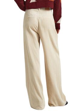 Pantalones Chinos Pepe Jeans Cecilia Pana Beige