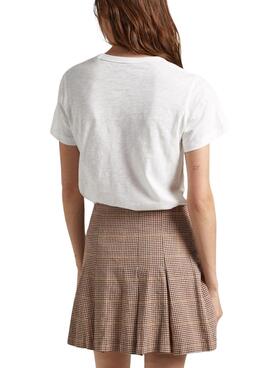 Camiseta Pepe Jeans Cala Blanco Para Mujer