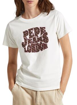 Camiseta Pepe Jeans Claritza Blanco Para Mujer