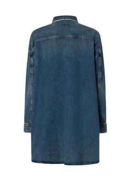 Camisa Pepe Jeans Audrey Vintage Denim Para Mujer