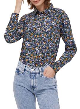 Camisa Pepe Jeans Idalia Flores Para Mujer