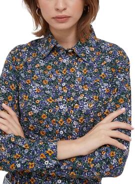 Camisa Pepe Jeans Idalia Flores Para Mujer