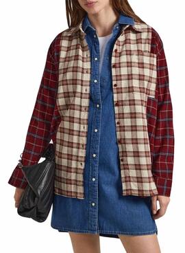 Camisa Pepe Jeans Kaino Cuadros Para Mujer