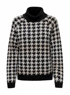 Jersey Only Berta Rollneck Negro Para Mujer